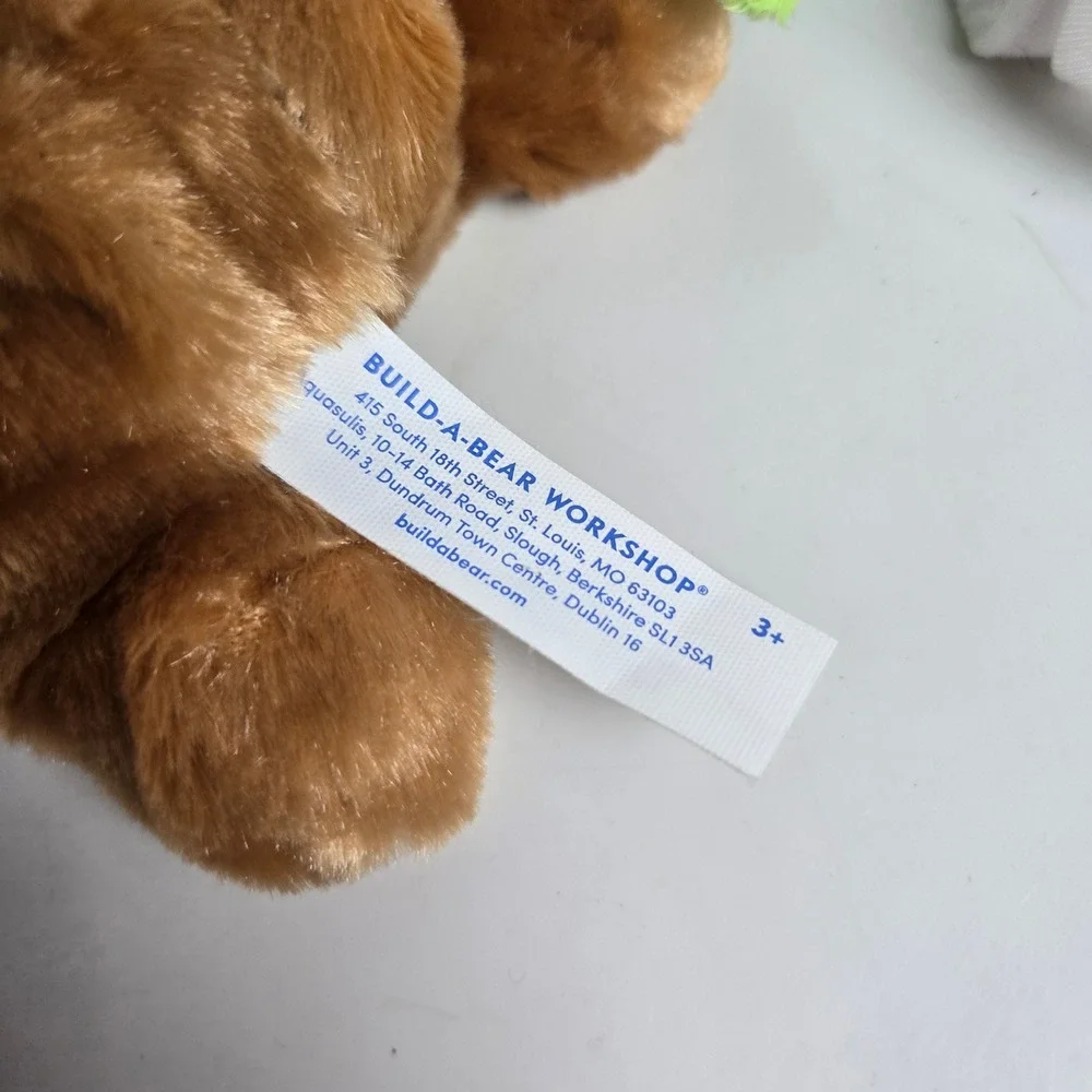Build A Bear Walmart Capybara Plush Stuffed Animal Mini Bean With Frog Hat Shirt